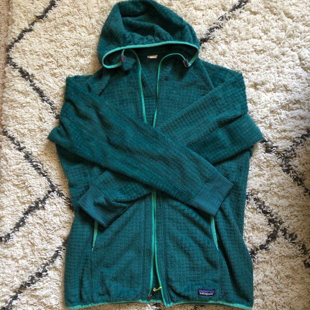 Patagonia full zip fleece hoodie
